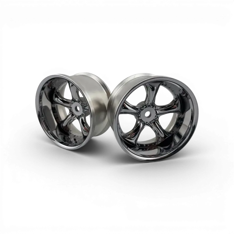 Jante WORK VS KF# Super High Traction Deep Rim Off +6 Chrome