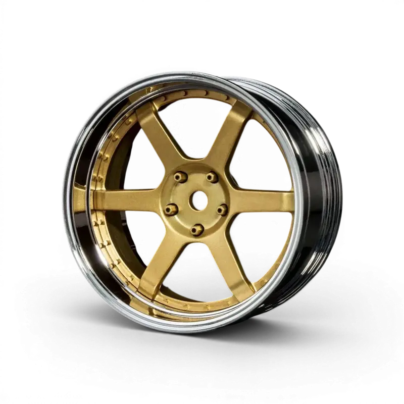 Jantes 106 Offset réglable Chrome/Or