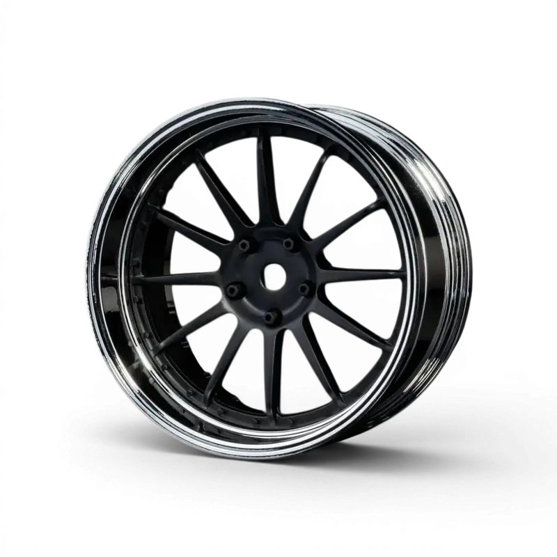 Jantes 21 Offset réglable Chrome/noire mat