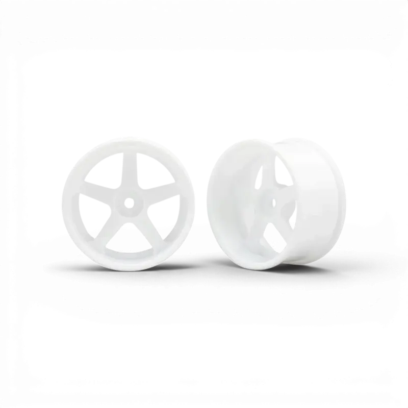 Jantes 5 branches RACING PERFORMER OFFSET 6 blanche