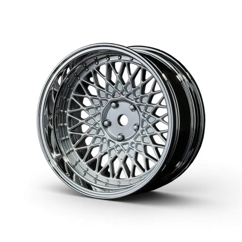 Jantes 501 Offset réglable Chrome/gris mat