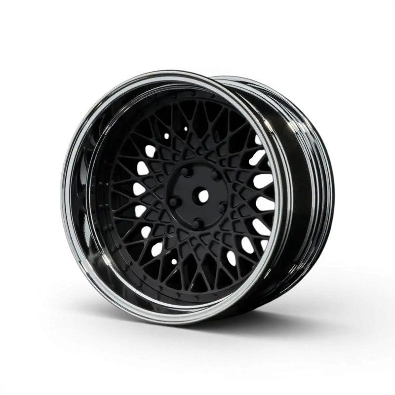 Jantes 501 Offset réglable Chrome/noire mat