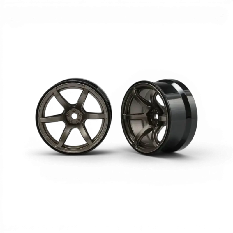 Jantes 6 branches HIGH TRACTION OFFSET 6 titanium