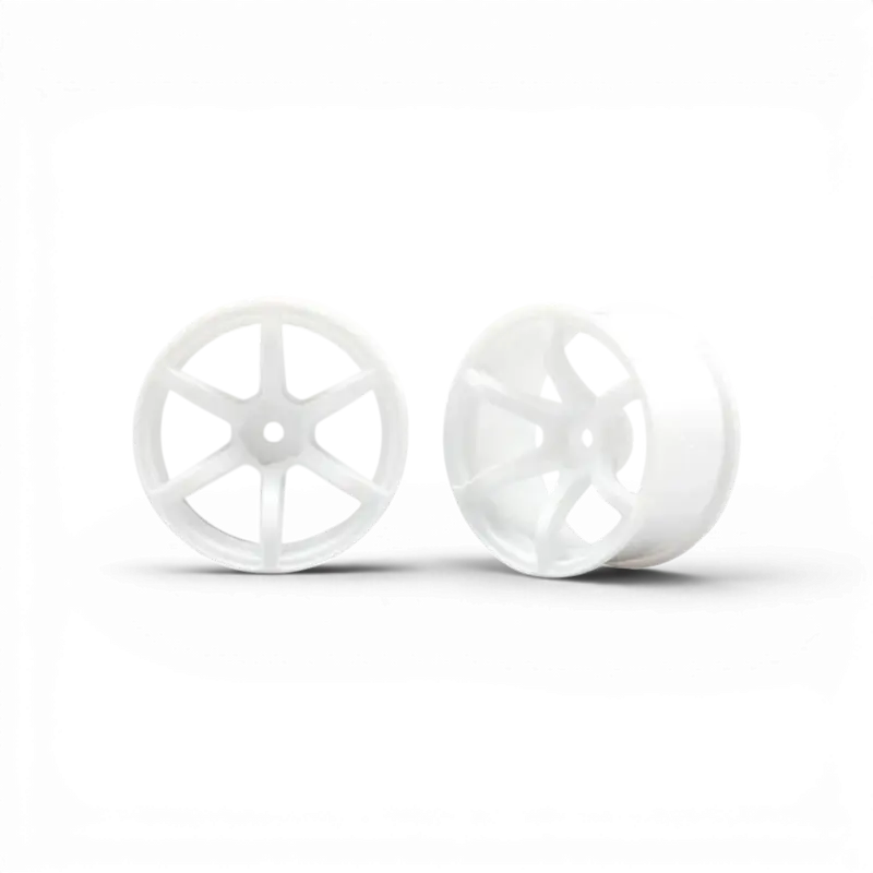 Jantes 6 branches RACING PERFORMER OFFSET 6 blanche