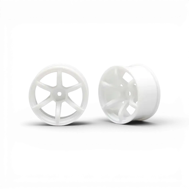 Jantes 6 branches RACING PERFORMER OFFSET 8 blanche