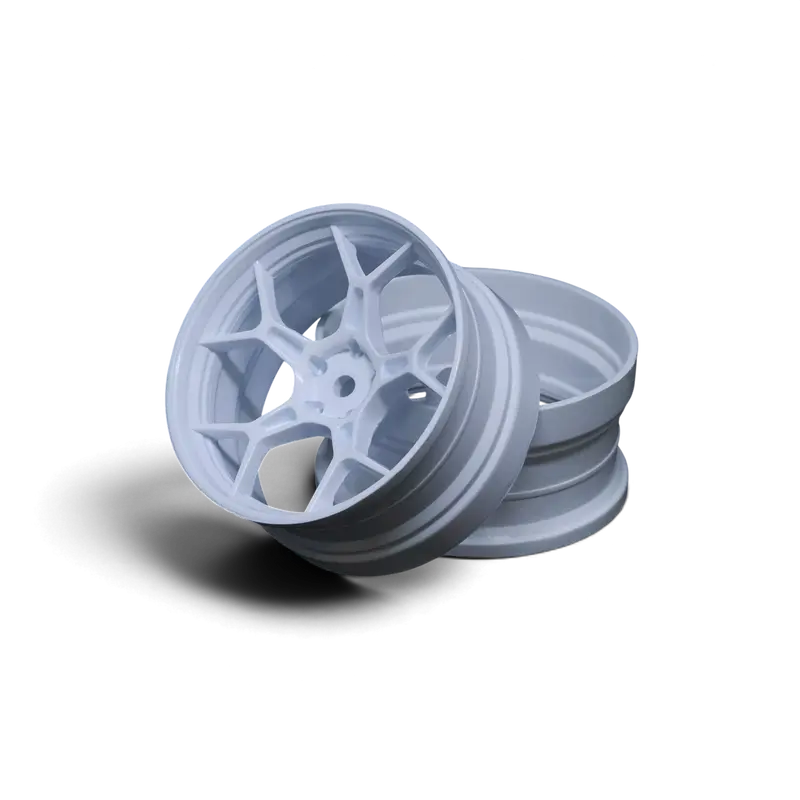 Jantes drift Feathery (2pcs) - Blanc - super soft - +6mm