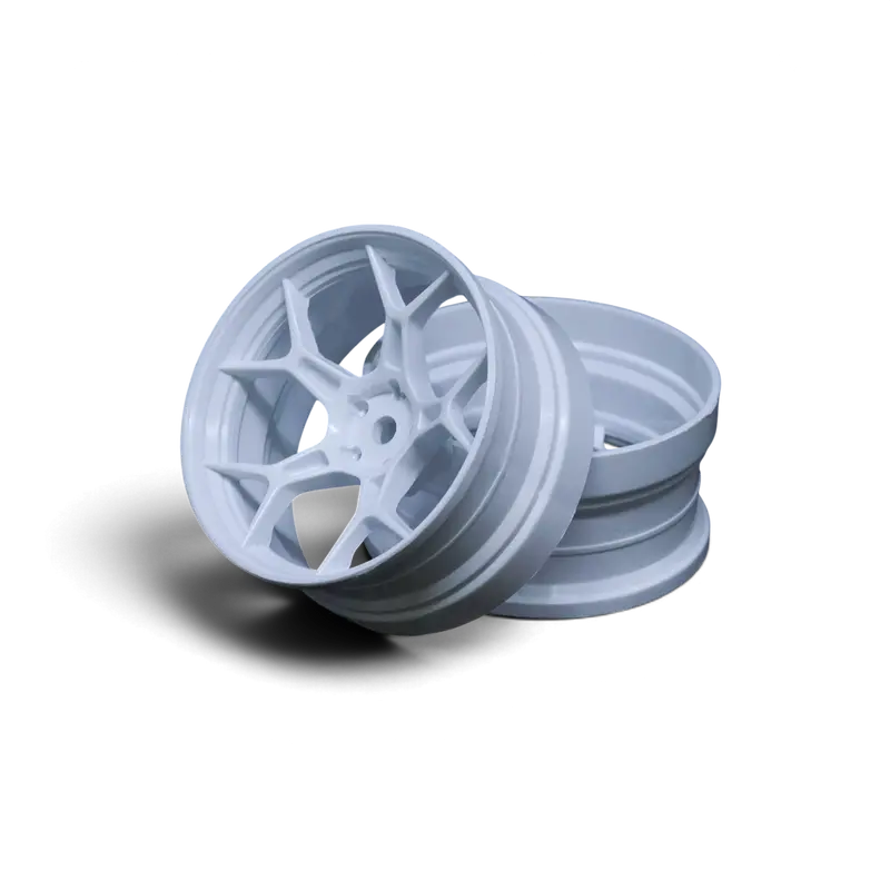 Jantes drift Feathery (2pcs) - Blanc - super soft - +8mm