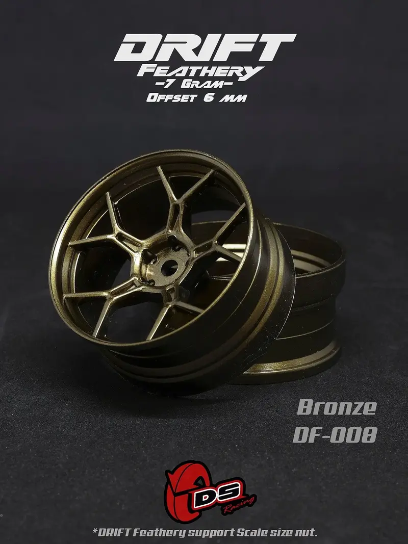Jantes drift Feathery (2pcs) - Bronze - +6mm