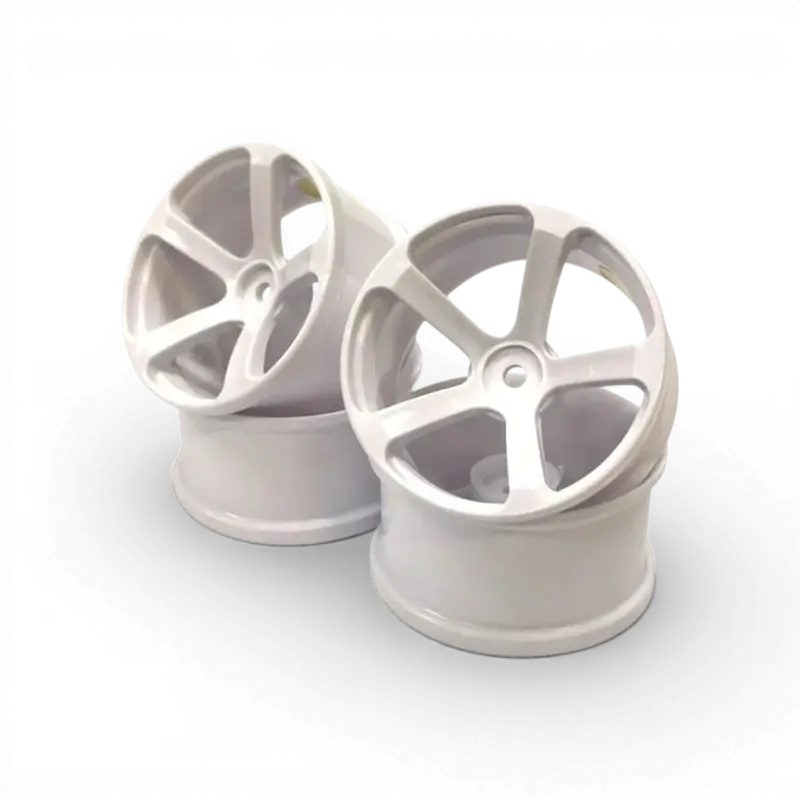 Jantes DRS-5 Blanches Offset +5 - Super Haute traction