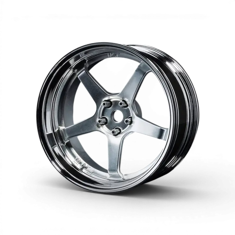 Jantes GT Offset réglable Chrome/gris mat