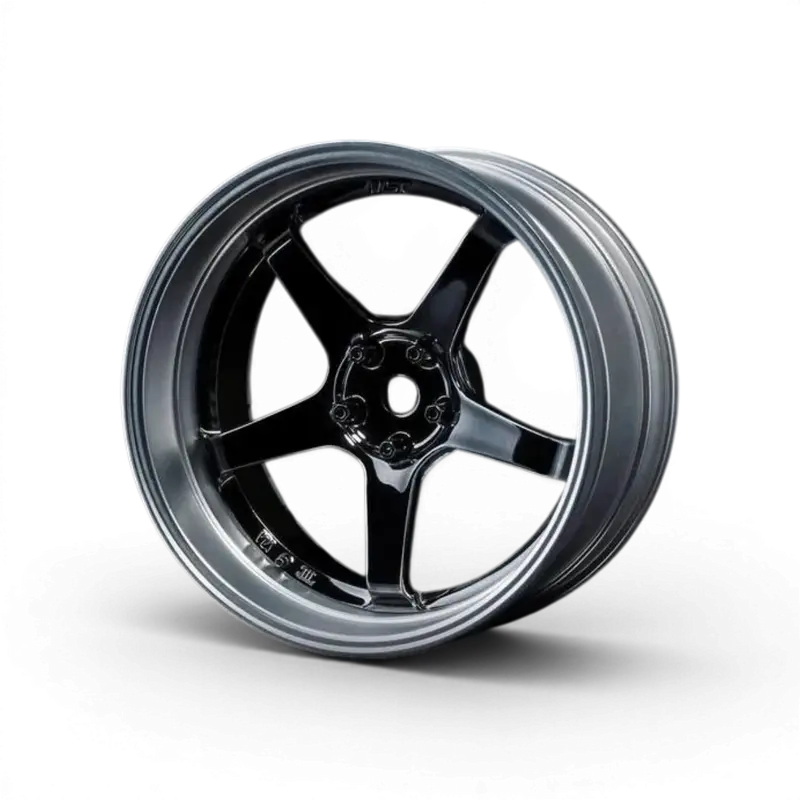 Jantes GT Offset réglable Chrome mat/Chrome noir