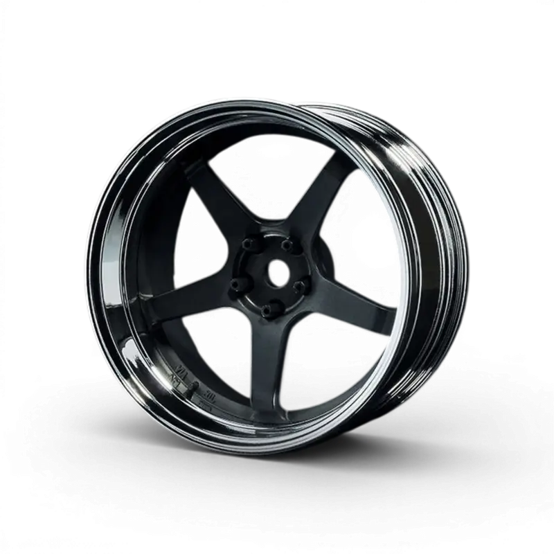 Jantes GT Offset réglable Chrome/noire mat