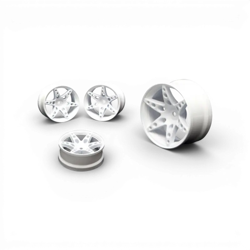 Jantes R1 déport +6mm - Blanches