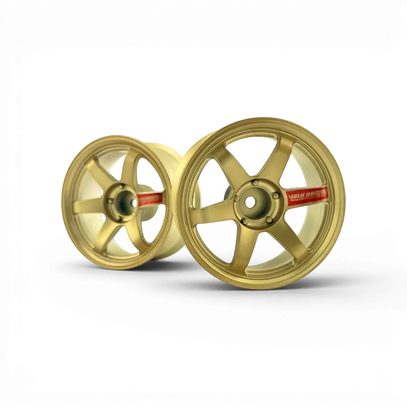 Jantes TE37 high traction Or metal +8