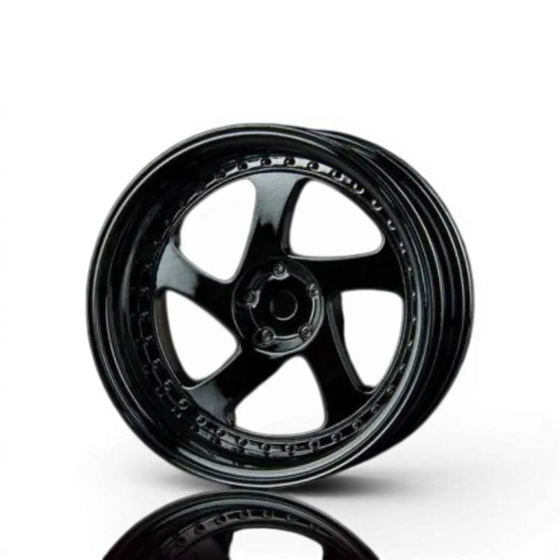 Jantes TMB +8 Chrome/noire