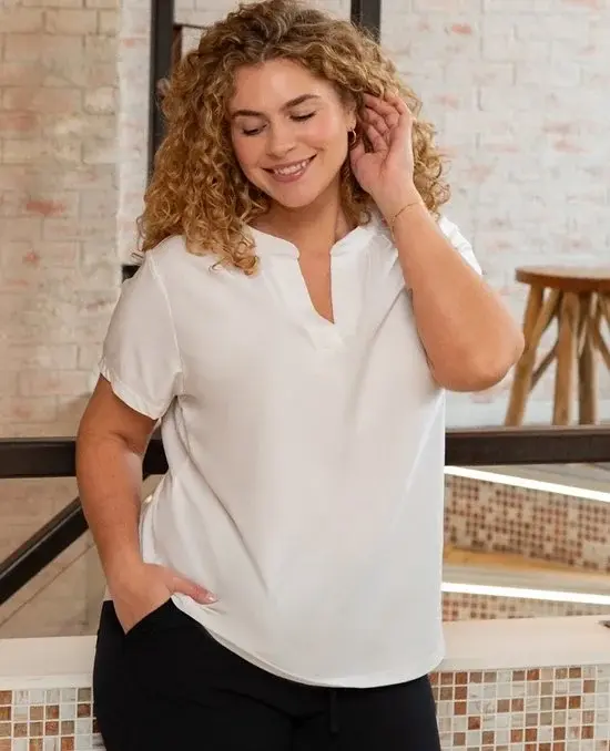 Je m'appelle | Top en travelstof | Femme | 50