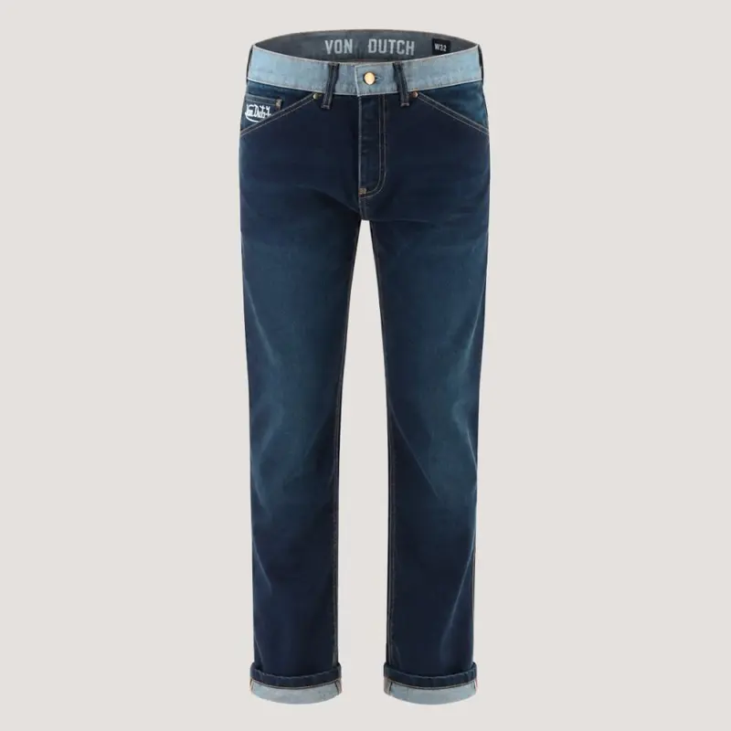 JEANS HELSTONS VON DUTCH EDEN BLEU DIRTY