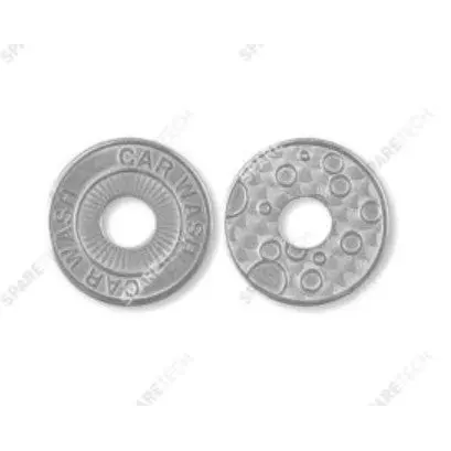 Jetons inox troué 26 X 1.85mm (lot de 500) pour lavage auto