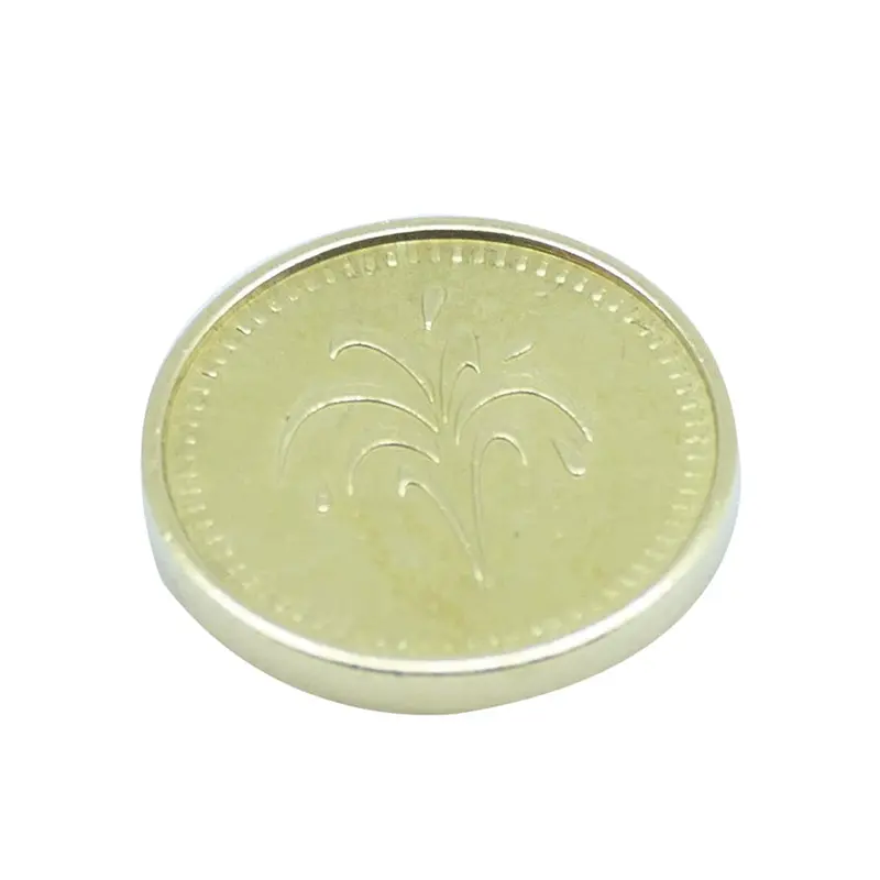 Jetons laiton | Ø 18,5 × 2,3 mm | motif jet & lance | lot de 100