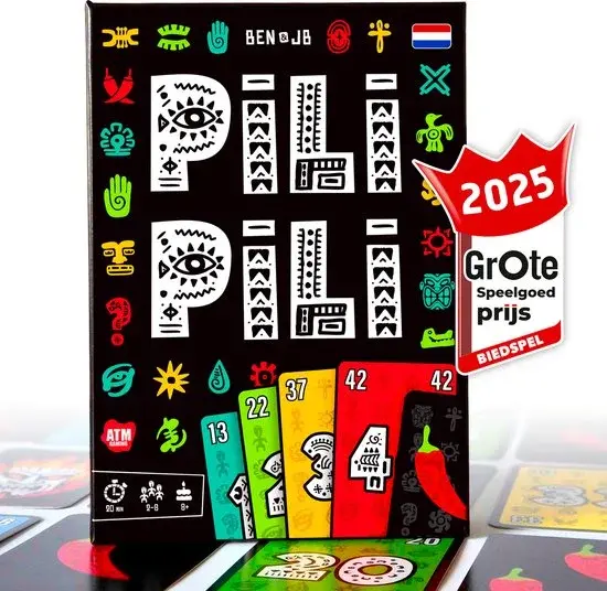 Jeu de cartes ATM Gaming Pili Pili - Jeu de base - Nouveau Outlet