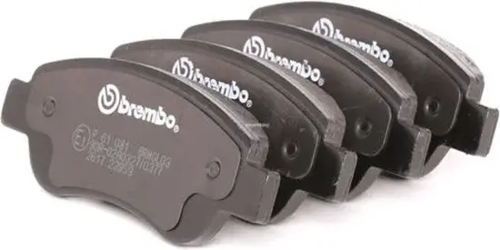 Jeu de plaquettes de frein avant Brembo P61081 - Neuf Outlet