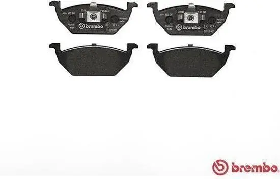 Jeu de plaquettes de frein BREMBO P85041 Métal Noir - Neuf Outlet
