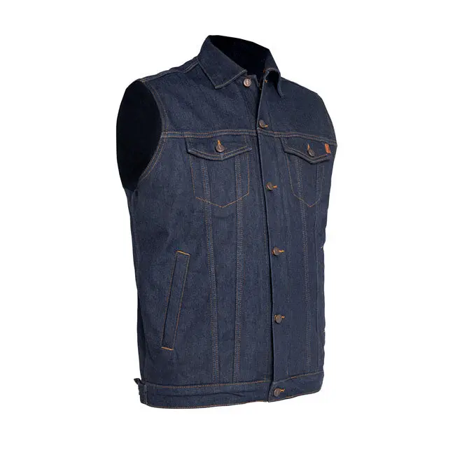 John Doe Gilet de moto Denim bleu brut
