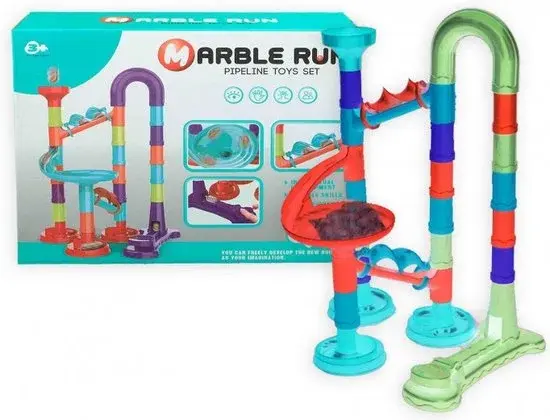Jonotoys Knikkerbaan Marble Run Junior 45 pièces - Nouveau Outlet