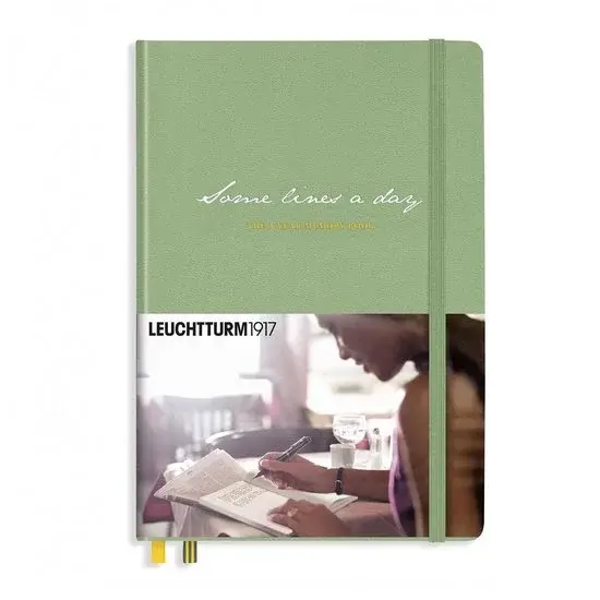 Journal Leuchtturm1917 A5 Some Lines A Day Sauge - Nouveau Outlet