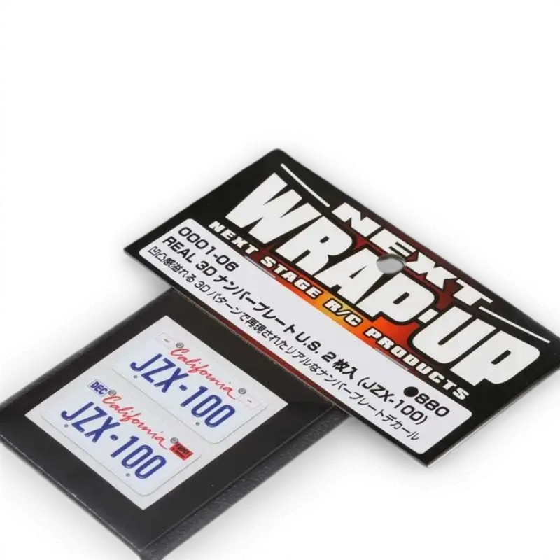 " JZX-100 " Plaque immatriculation autocollante