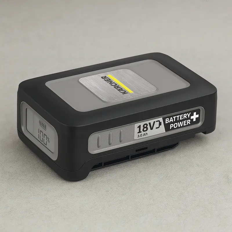 Kärcher Battery Power+ 18V 3Ah – Batterie lithium-ion écran LCD IPX5 plateforme 18V