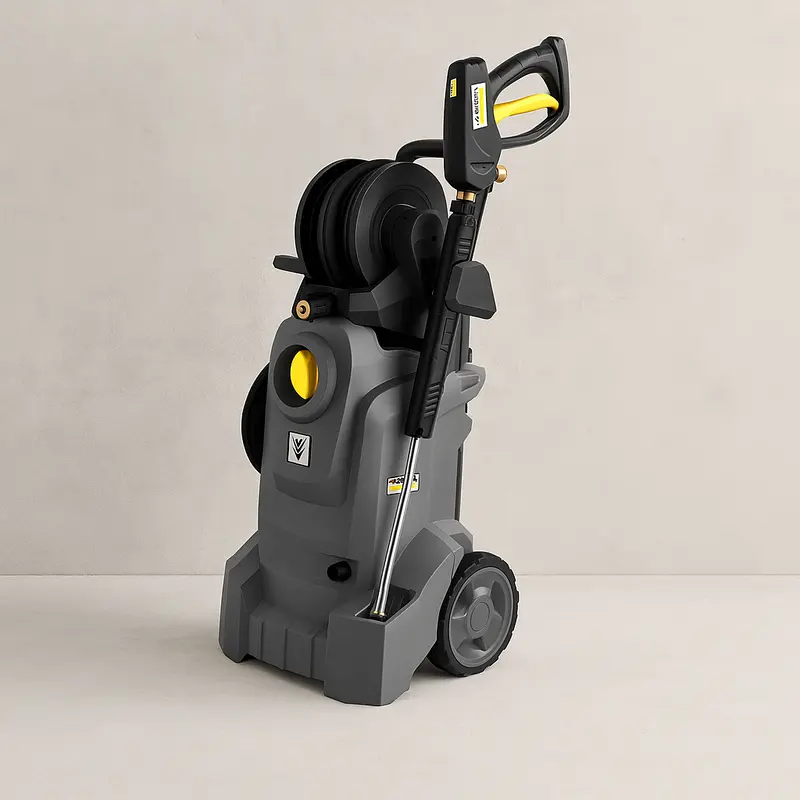 Kärcher HD 4/10 X Classic+ – Nettoyeur haute pression 100 bar enrouleur intégré rotabuse