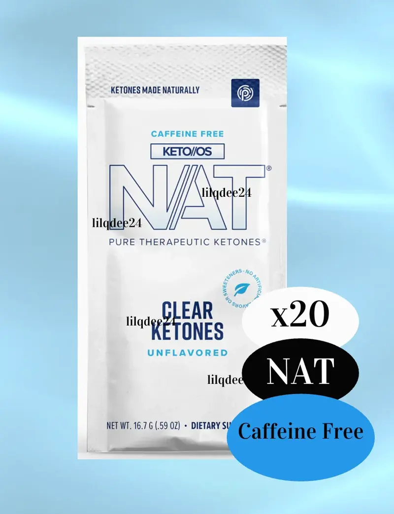 Keto OS NAT Clear Sans Saveur Décaféiné 20 sachets - Neuf Outlet