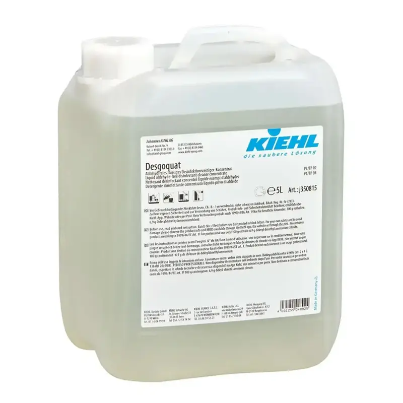 Kiehl Desgoquat nettoyant désinfectant 5l