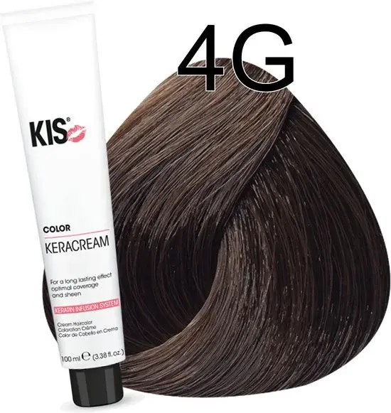 KIS Haarverf 4G Middel Goudbruin - Nieuw Outlet