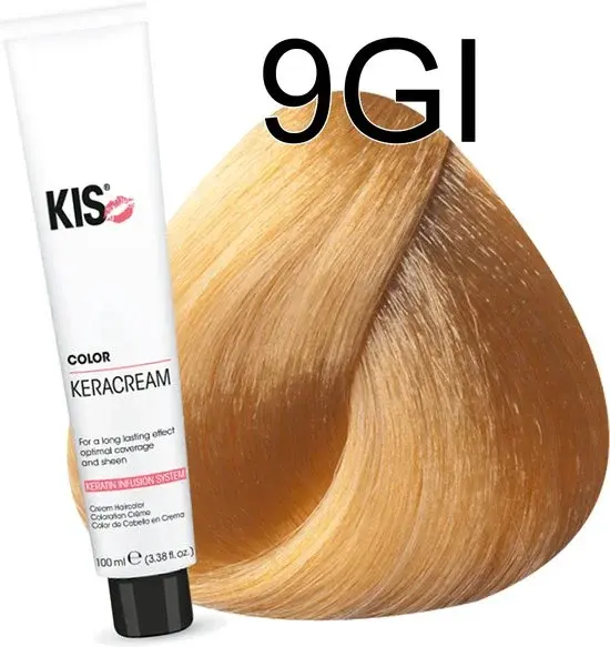 KIS Haarverf 9GI Zeer Licht Goudblond Intensief - Nieuw Outlet