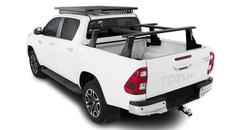 Kit 2 barres de benne 1500 mm système Reconn-Deck et 2 transversale Toyota Hilux Revo 2016-2025 - RHINO-RACK