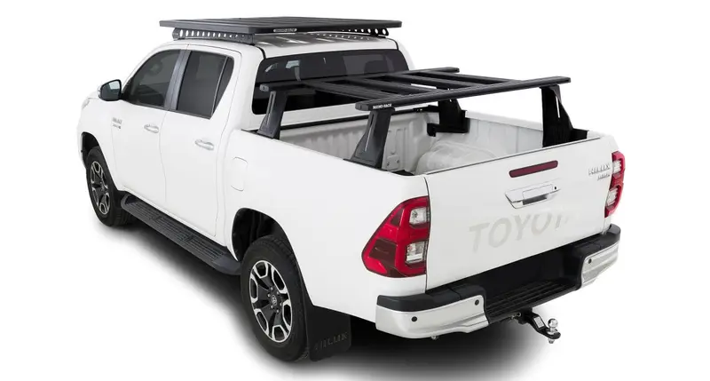 Kit 2 barres de benne 1500 mm système Reconn-Deck et 4 transversale Toyota Hilux Revo 2016-2025 - RHINO-RACK