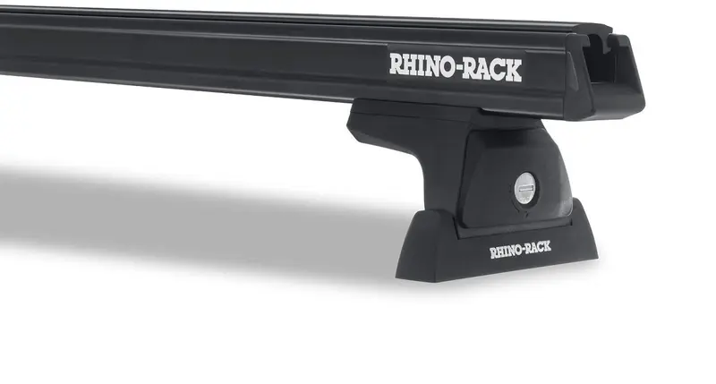 Kit 2 barres de toit 1500mm avant/milieu noire Heavy Duty avec pied RLT600 Mercedes Benz Vito W447 2015+ - RHINO-RACK