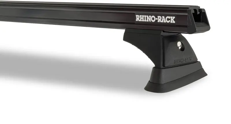 Kit 2 barres de toit noire 1250mm Heavy Duty RCH Trackmount Mitsubishi L200 Gen V MQ/MR 2015+ - RHINO-RACK