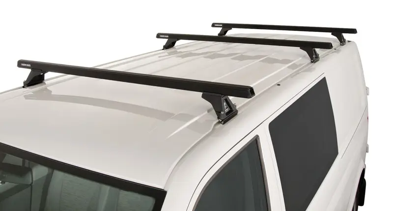 Kit 3 Barres de Toit Heavy Duty 1500mm Noir VW T5/T6 - RHINO-RACK