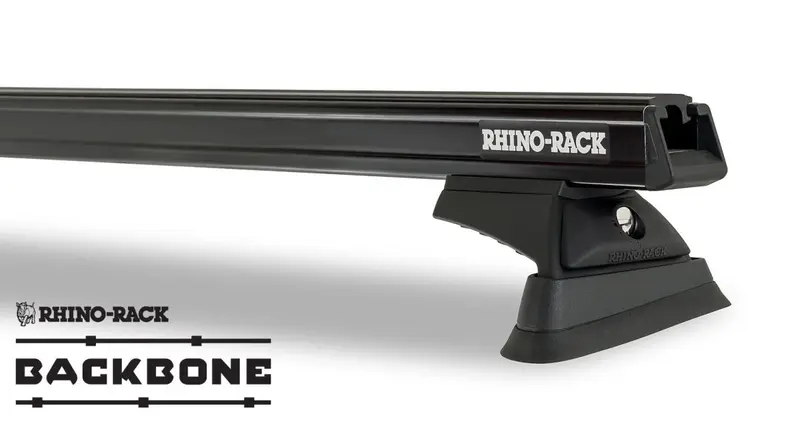 Kit 3 barres de toit noire 1500mm RCL Backbone Heavy Duty Jeep Wrangler JK 2011-2019 - RHINO-RACK