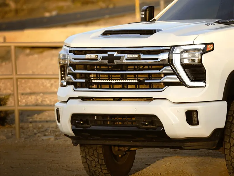 Kit Calandre Chevrolet Silverado 2500/3500 High Country (2024+) avec Linear-24 Elite LAZER LAMPS