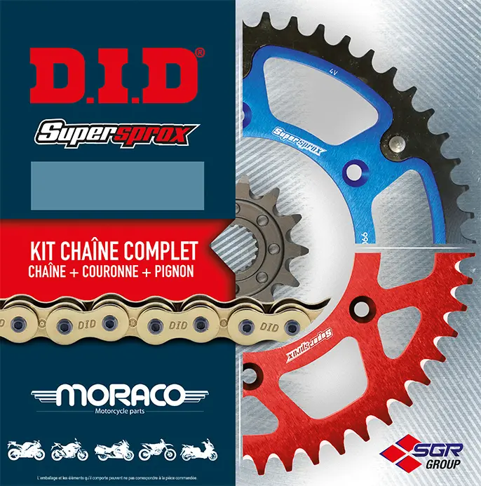 KIT CHAINE DE KYMCO MXU 50 2007/2008