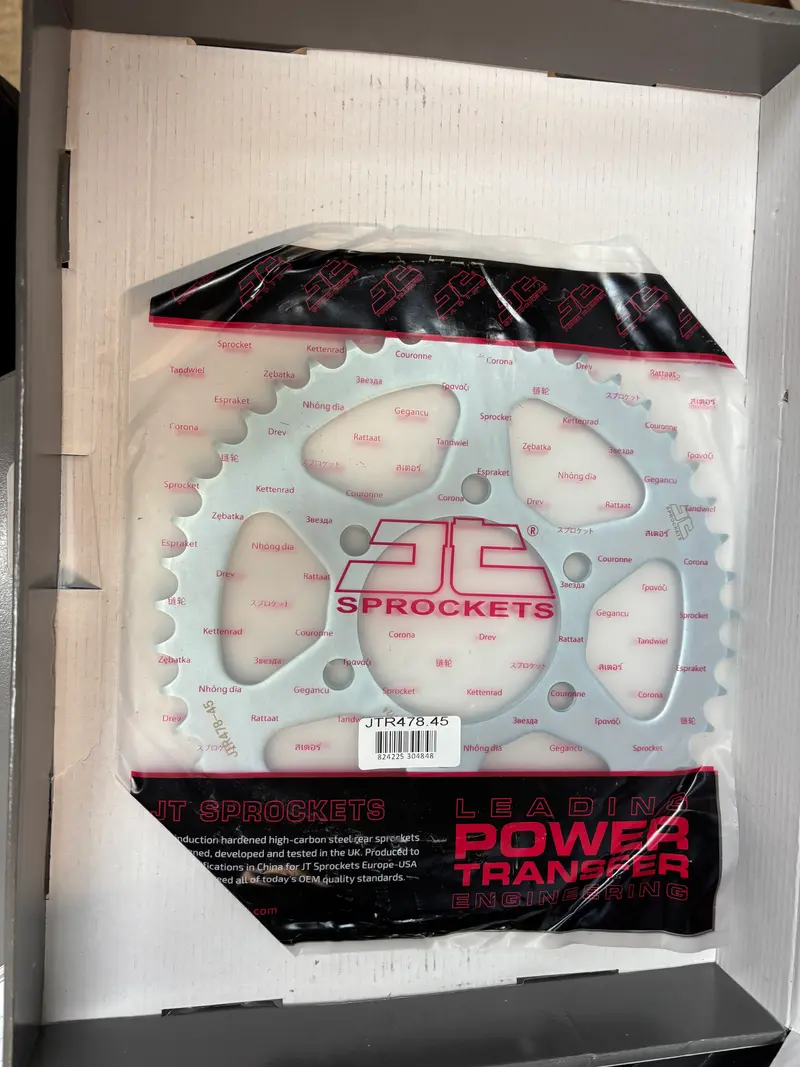 KIT CHAINE DID/JT 520VX3 15/45 STANDARD