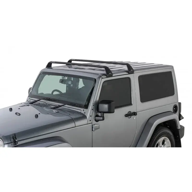 Kit de 2 Barres de Toit Vortex SG Black - - Jeep JK/JL - RHINO-RACK