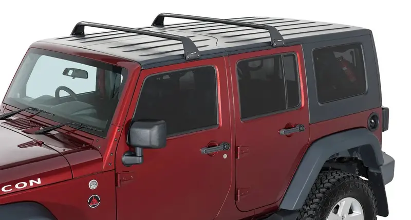 Kit de 2x Barres de toit Vortex SG Black - Jeep JK/JL/JT 4 portes - RHINO-RACK