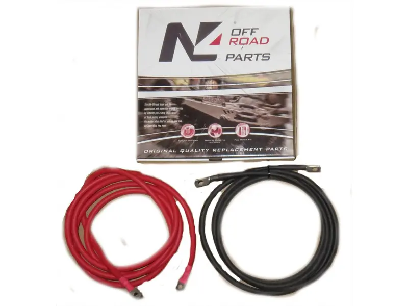 Kit de 3 mètres de câbles haute intensité pour alimentations treuil N4-Offroad