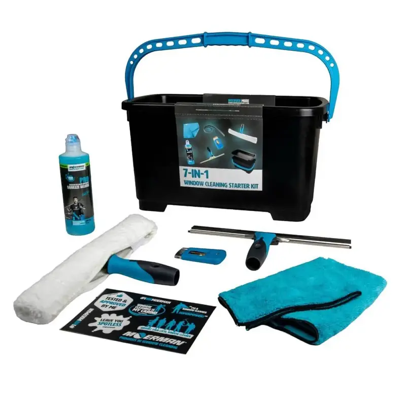 Kit de démarrage nettoyage vitres MOERMAN 7-en-1