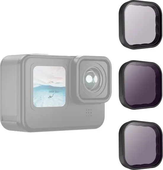 Kit de filtres CPL+ND8/16/32 Telesin GoPro 9/10/11/12 - Neuf Outlet
